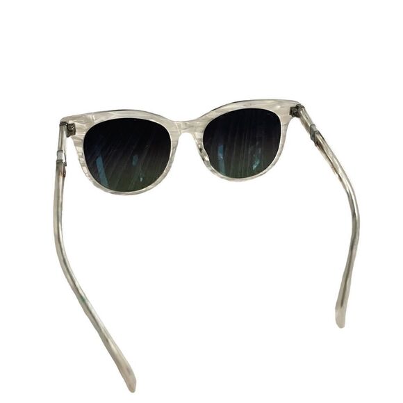 LEISURE SOCIETY $615 Paradis Sunglasses in Glacier /12 K Green Gradient Lense main image 3